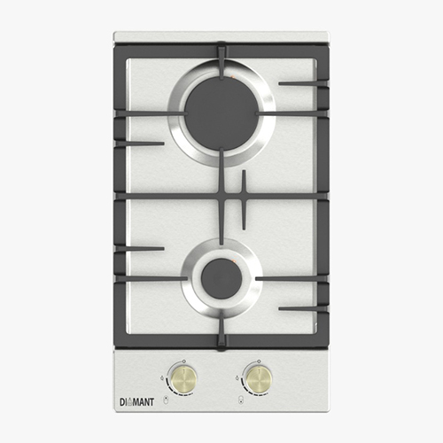 plaque de cuisson fonte  2 feux en INOX  avec thermocouple