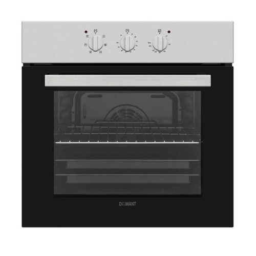 FOUR ENCASTRABLE GAZ/GAZ INOX  03 BOUTONS AVEC CHALEUR TOURNANTE