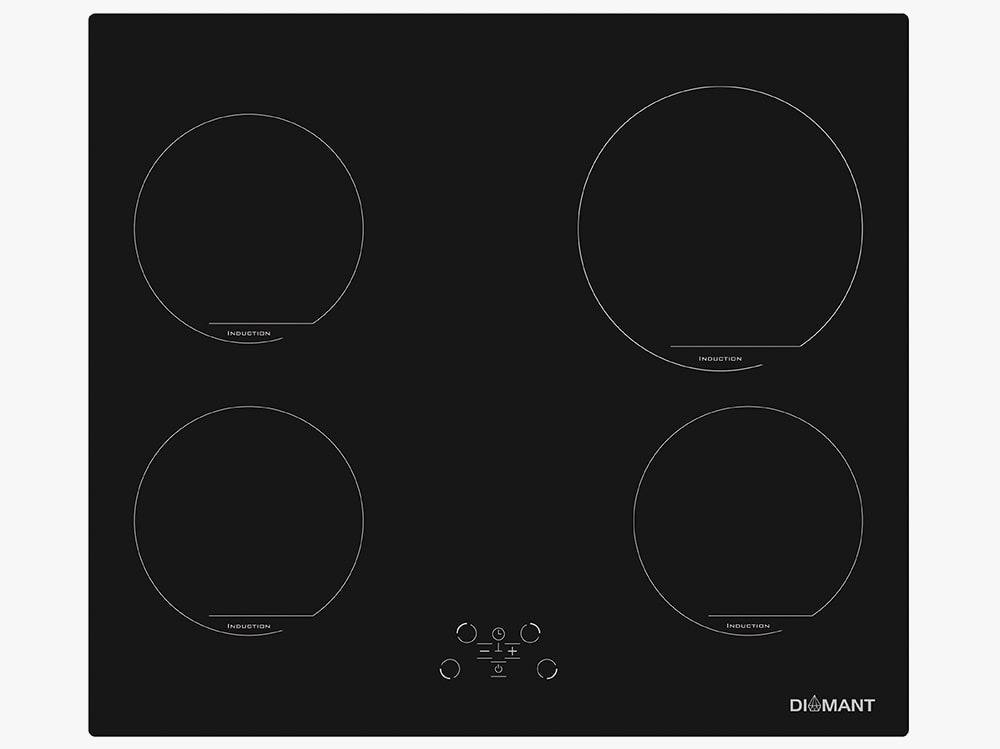 PLAQUE De CUISSON 4 FEUX noir VITROCERAMIQUE 60 CM DIAMANT