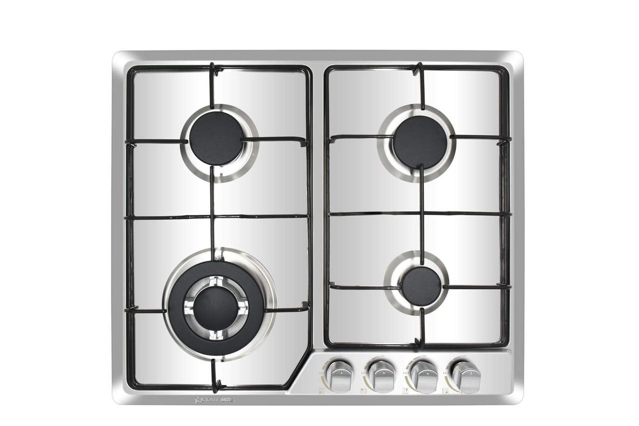 PLAQUE DE CUISSON ENCASTRABLE À GAZ STARONE / 4 FEUX / INOX